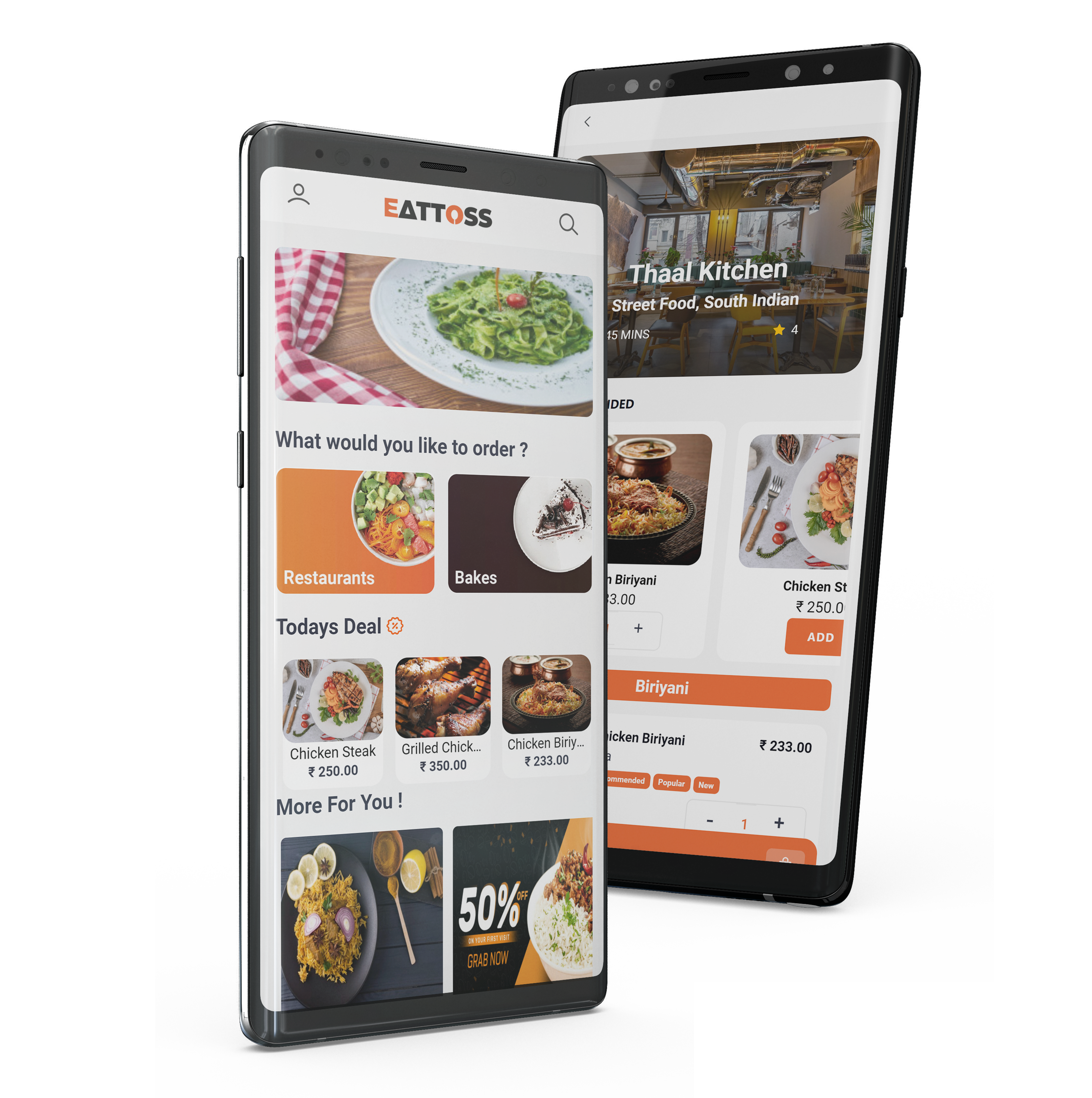 Eattoss order food online
